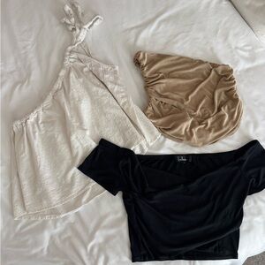 tank top bundle - one shoulder lulus tops